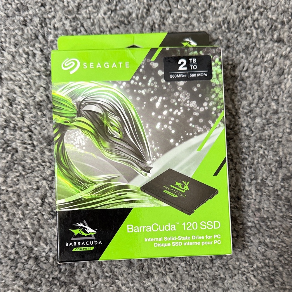 Seagate BarraCuda 120 SSD - 2TB - Green
